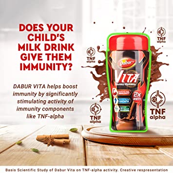Picture of Dabur Vita Healthy Chocolaty Nutrition Drink - 500 gm