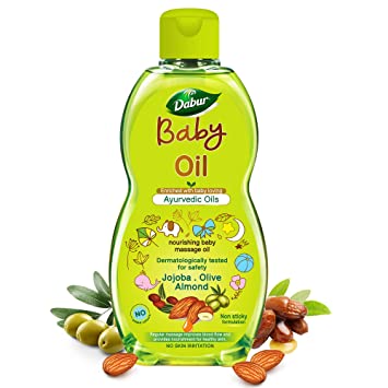 Picture of Dabur Baby Oil Enriched With Baby Loving Ayurvedic Oils - 200 ml
