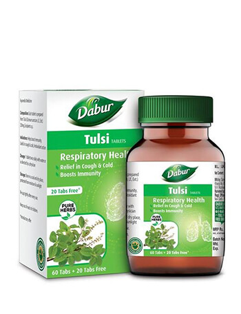 Picture of Dabur Tulsi Tablets Respiratory Health - Pack of 1