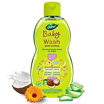 Show details for Dabur Baby Wash Gentle Nourishing - 200 ml Picture of Dabur Baby Wash Gentle Nourishing - 200 ml