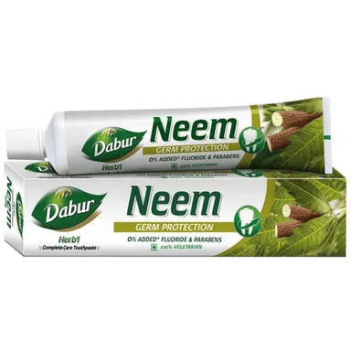 Show details for Dabur Herb'l Neem Germ Protection Complete Care Toothpaste - 200 gm Picture of Dabur Herb'l Neem Germ Protection Complete Care Toothpaste - 200 gm