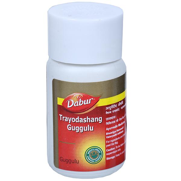 Show details for Dabur Trayodashang Guggulu - 40 Tablets Picture of Dabur Trayodashang Guggulu - 40 Tablets