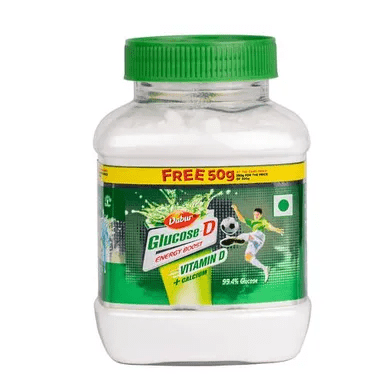 Show details for Dabur Glucose-D Energy Boost with Vitamin D - 200 gm Picture of Dabur Glucose-D Energy Boost with Vitamin D - 200 gm