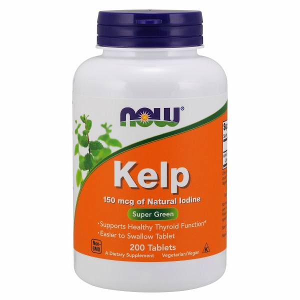 Show details for Now Foods Kelp 150 mcg - 200 Tablets  Picture of Now Foods Kelp 150 mcg - 200 Tablets