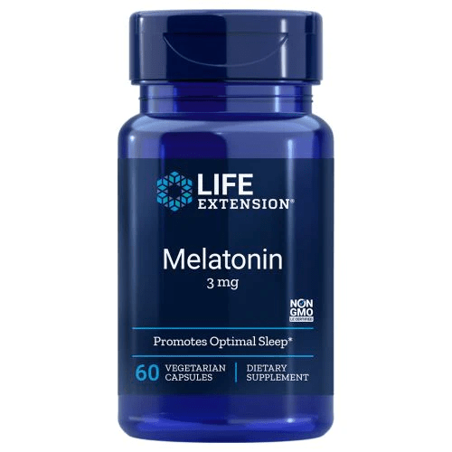 Picture of Life Extension Melatonin 3mg - 60 Veg Capsules