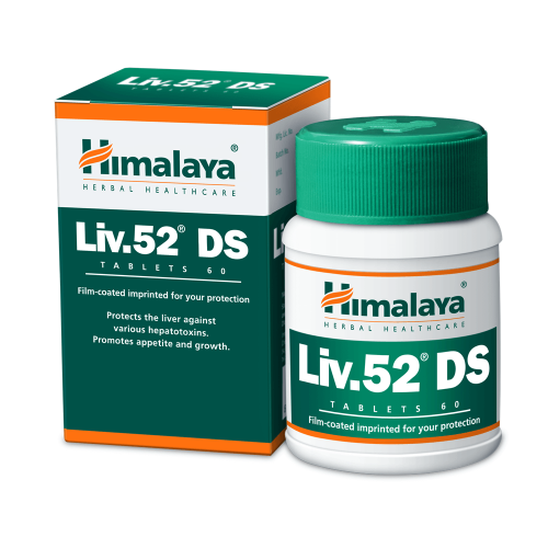 Show details for Himalaya liv 52 DS Tab - Pack of 1 - 60 Tablets Picture of Himalaya liv 52 DS Tab - Pack of 1 - 60 Tablets