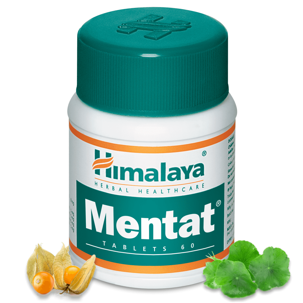 Picture of Himalaya Herbals Mentat Tablets - Pack of 1 - 60 Tablets