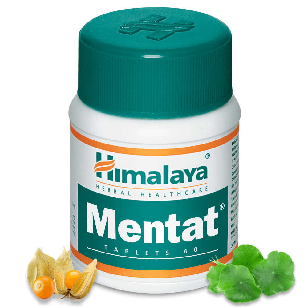 Show details for Himalaya Herbals Mentat Tablets - Pack of 1 - 60 Tablets Picture of Himalaya Herbals Mentat Tablets - Pack of 1 - 60 Tablets