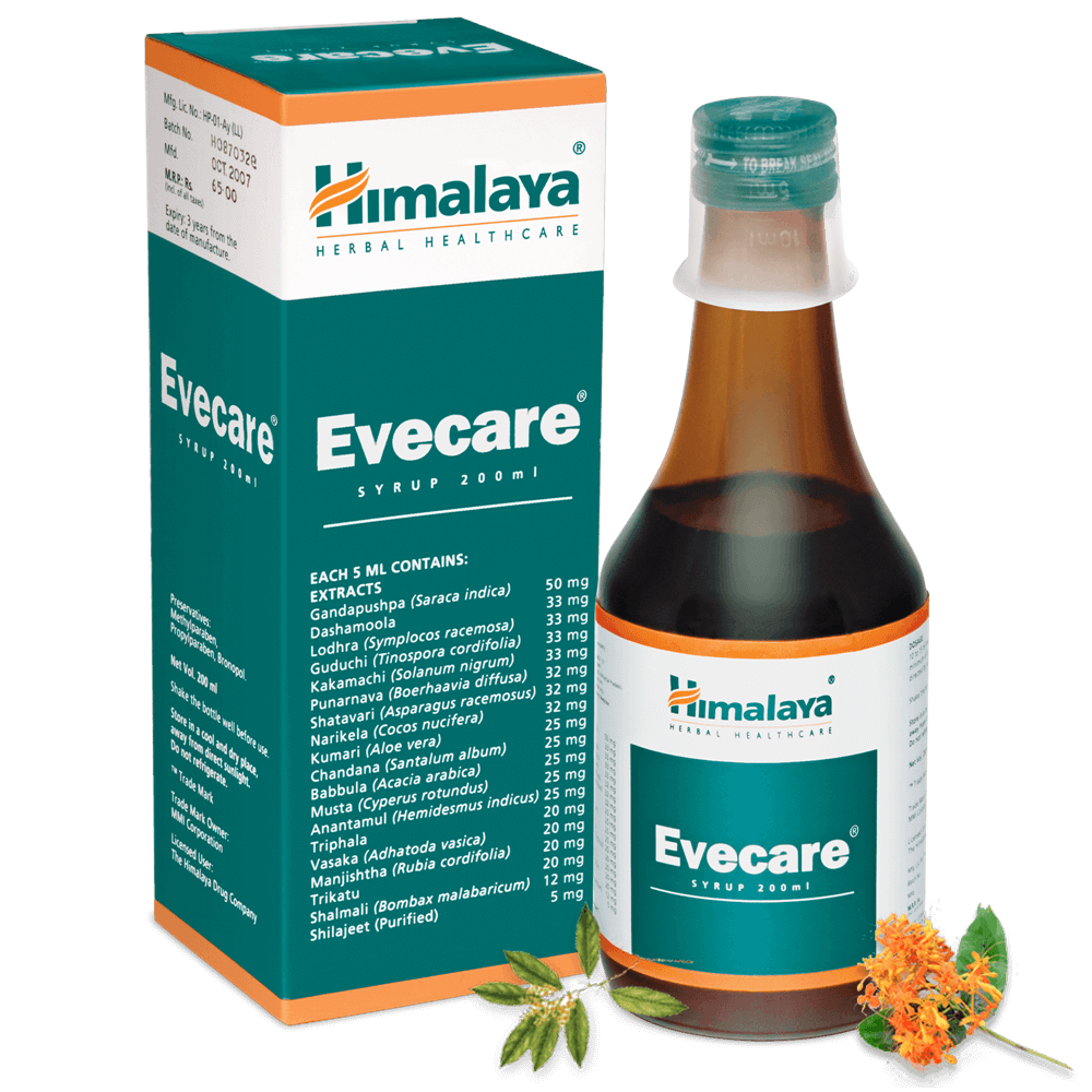 Show details for Himalaya Herbals - Evecare Syrup - 200 ml Picture of Himalaya Herbals - Evecare Syrup - 200 ml