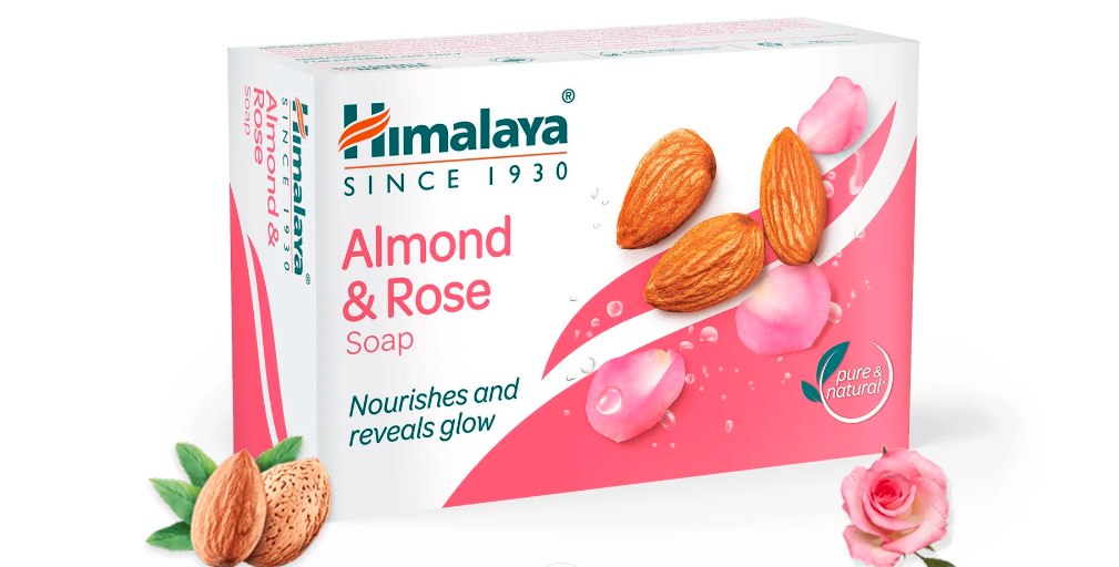 Picture of Himalaya Herbals Almond and Rose Soap - 75 gm