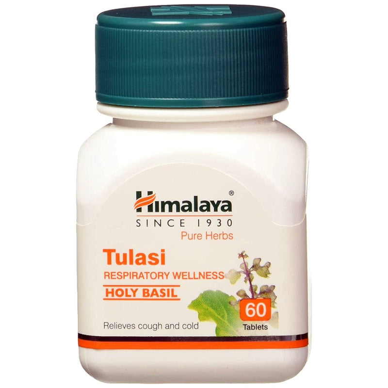 Picture of Himalaya Wellness Pure Herbs Tulasi Respiratory Wellness - 60 Tablets - Pack of 1
