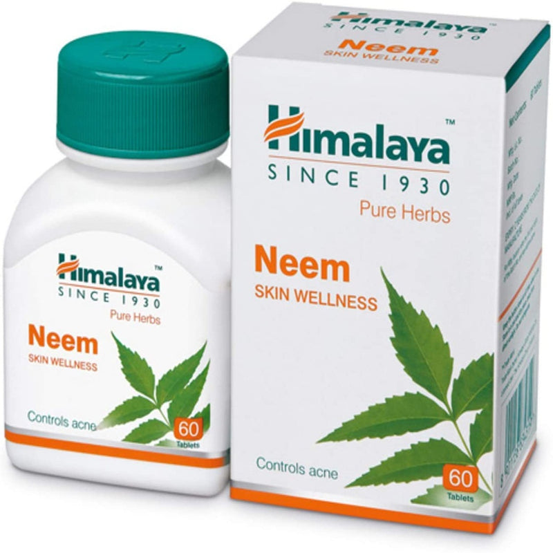 Picture of Himalaya Wellness Pure Herbs Neem Skin Wellness - 60 Tablets - Pack of 1