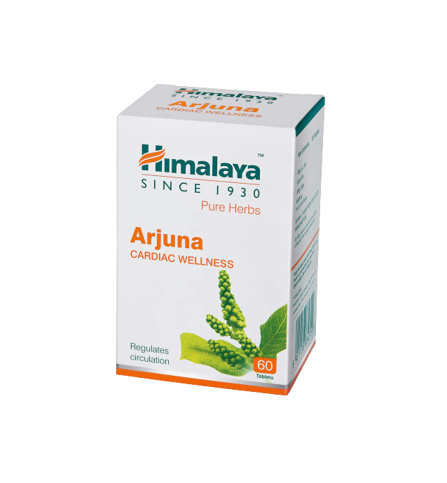 Picture of Himalaya Herbals Arjuna Tablets - Pack of 1 - 60 Tablets
