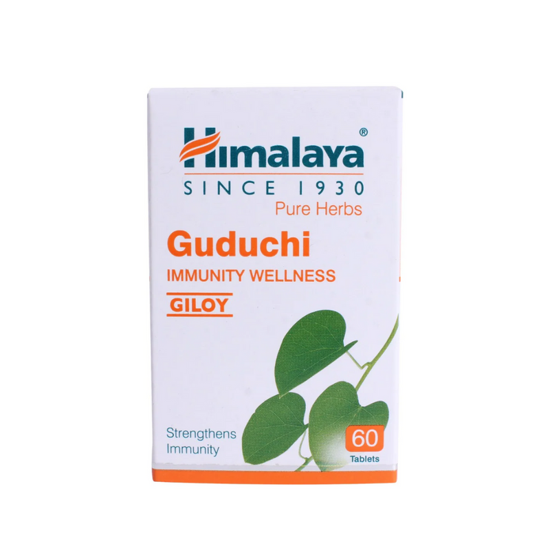 Show details for Himalaya Herbals - Guduchi Immunity Wellness - Pack of 1 - 60 Tablets Picture of Himalaya Herbals - Guduchi Immunity Wellness - Pack of 1 - 60 Tablets