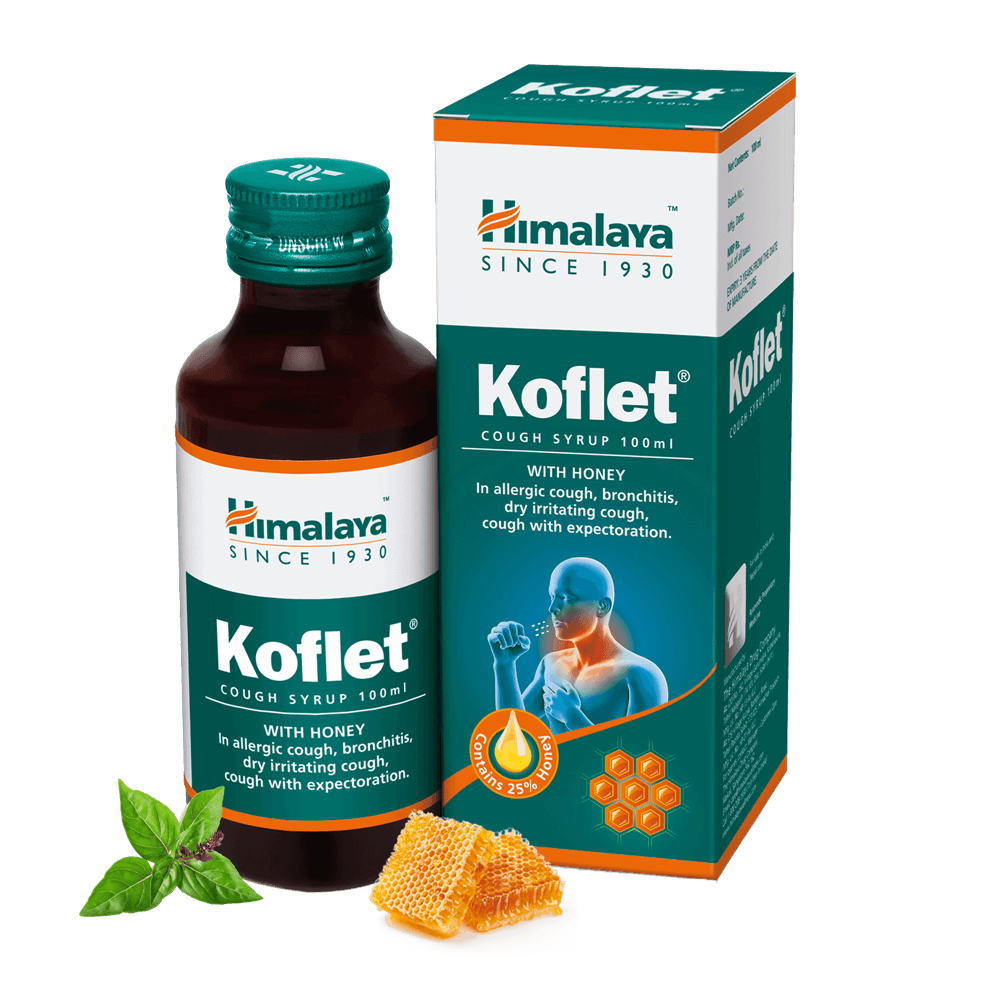 Picture of Himalaya Herbals - Koflet Cough Syrup (100 ml)