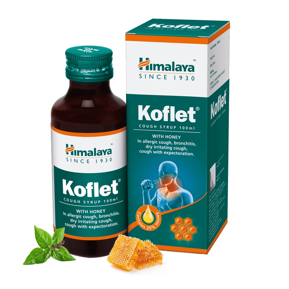 Show details for Himalaya Herbals - Koflet Cough Syrup (100 ml) Picture of Himalaya Herbals - Koflet Cough Syrup (100 ml)