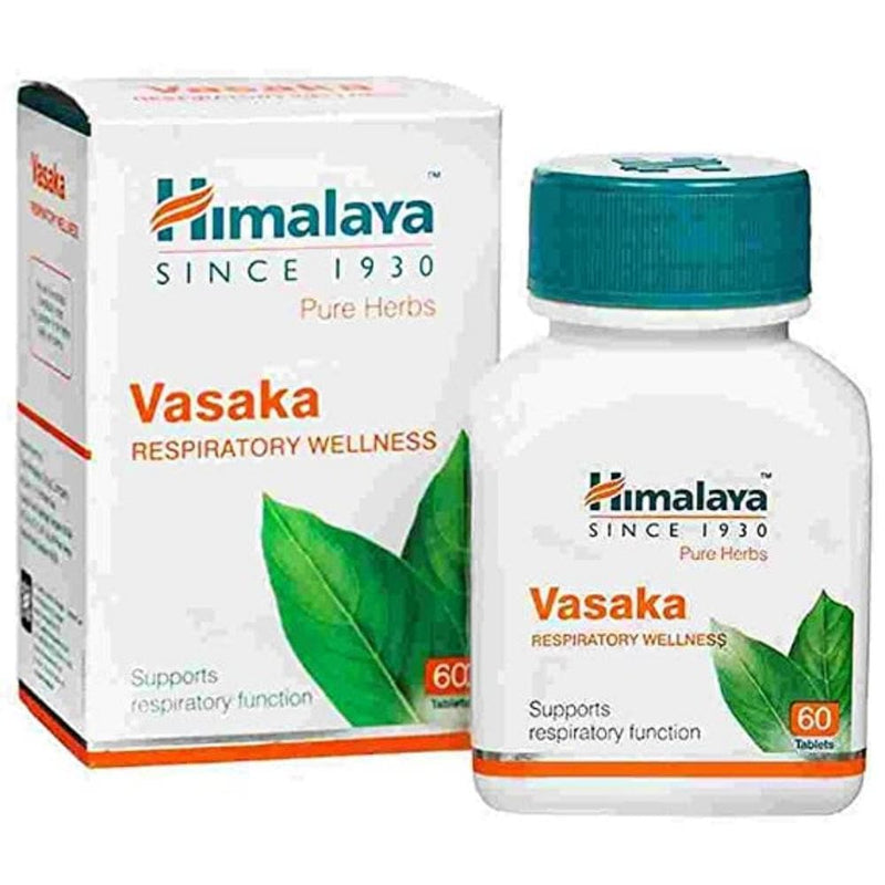 Show details for Himalaya Herbals - Vasaka Respiratory Wellness - Pack of 1 - 60 Tablets  Picture of Himalaya Herbals - Vasaka Respiratory Wellness - Pack of 1 - 60 Tablets