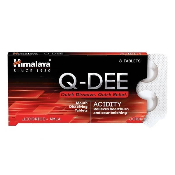 Picture of Himalaya Q-DEE Acidity Tablets - 8 Tablets