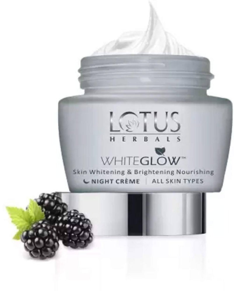 Picture of Lotus Herbals Whiteglow Skin Whitening & Brightening Nourishing Night Creme - 60 g