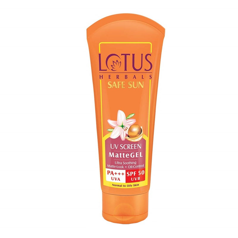 Show details for Lotus Herbals Safe Sun Invisible Matte Gel Sunscreen SPF 50 PA+++ - 100 gm Picture of Lotus Herbals Safe Sun Invisible Matte Gel Sunscreen SPF 50 PA+++ - 100 gm