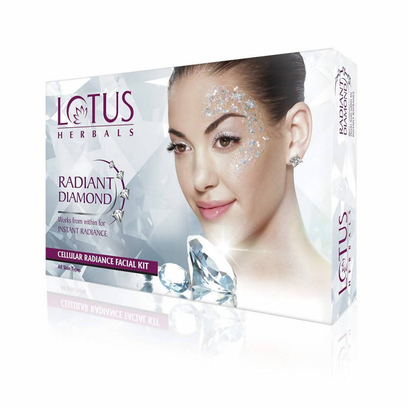 Show details for Lotus Herbals Radiant Diamond Facial Kit For Instant Radiance Picture of Lotus Herbals Radiant Diamond Facial Kit For Instant Radiance