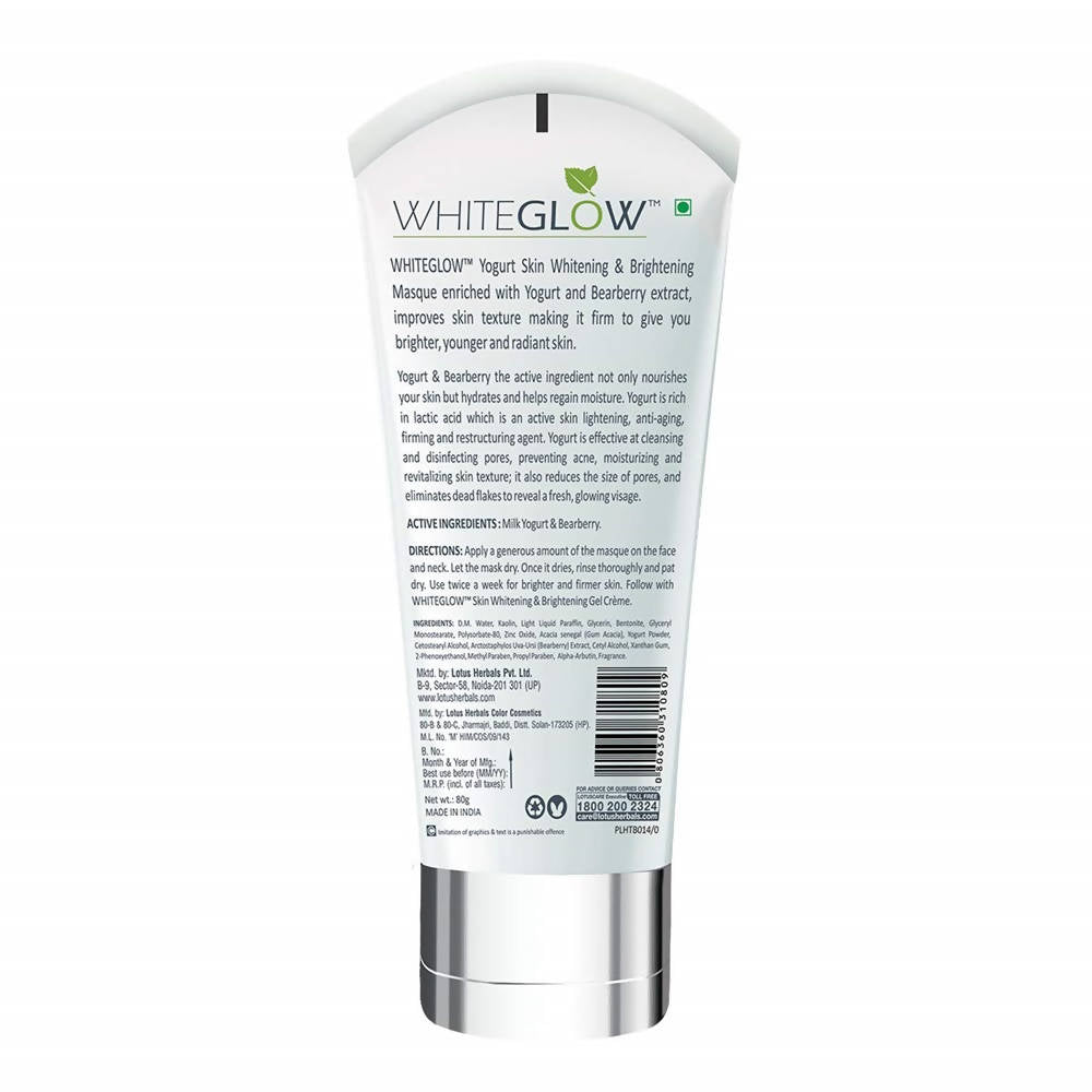 Picture of Lotus Herbals White Glow Yogurt Skin Whitening And Brightening Masque - 80 gms