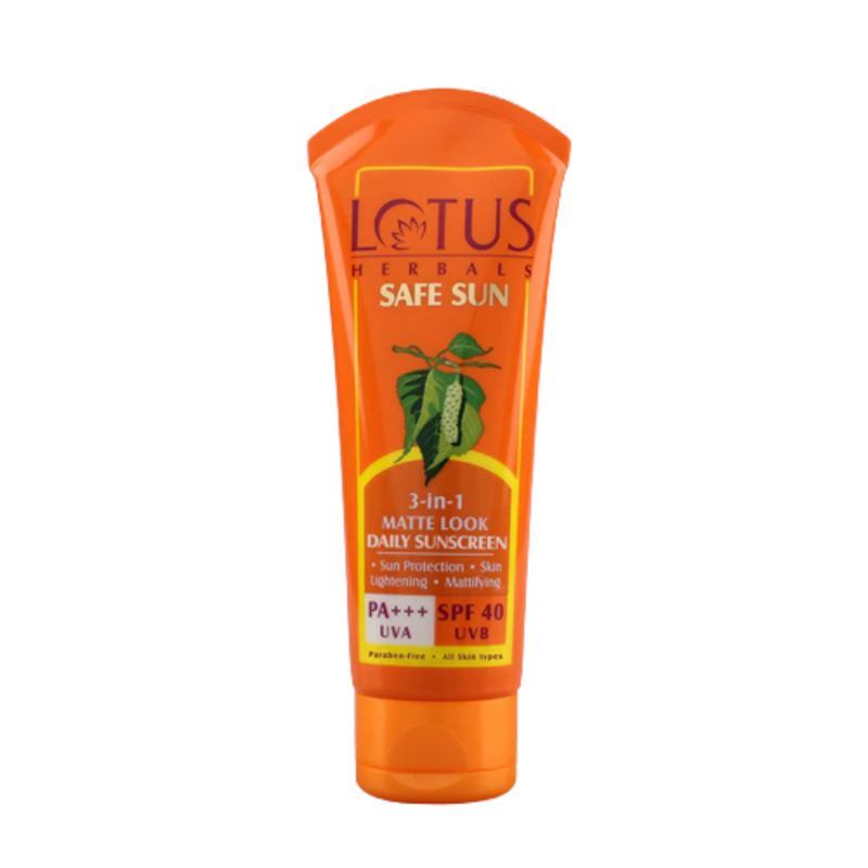 Picture of Lotus Herbals Safe Sun 3-in-1 Matte Look Daily Sunscreen - 50 gm