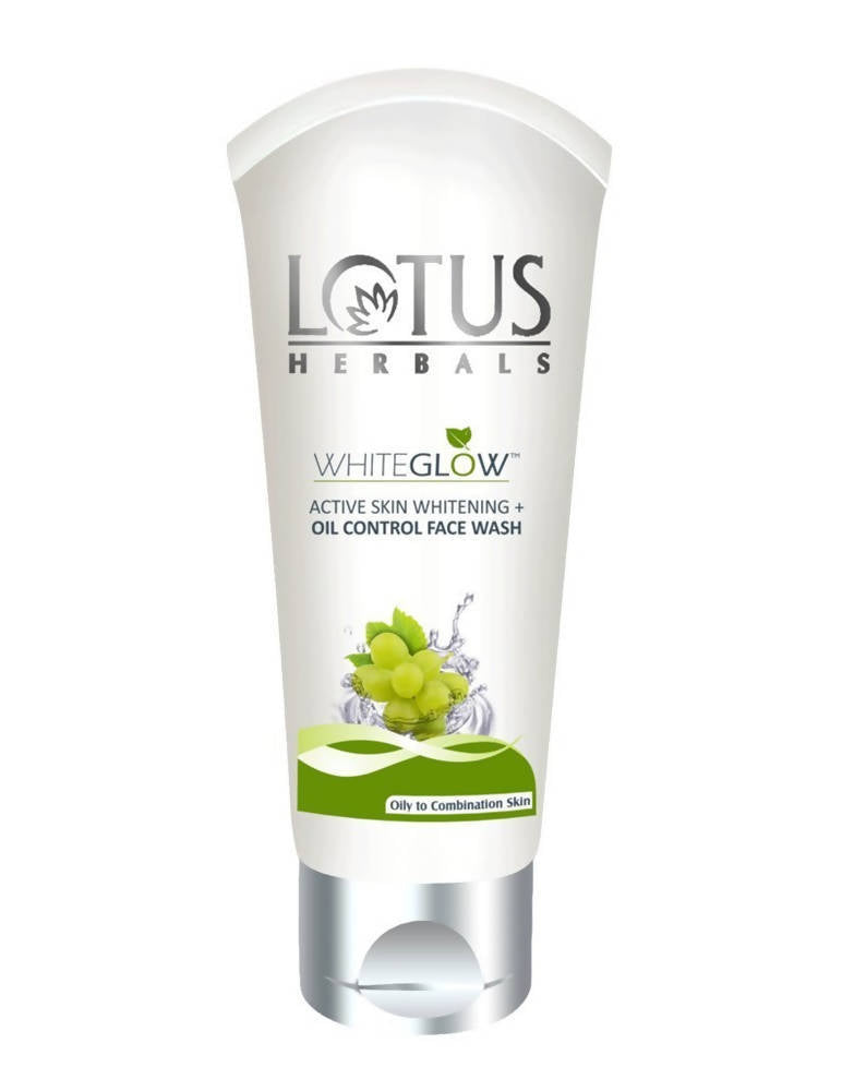 Show details for Lotus Herbals Whiteglow Active Skin Whitening + Oil Control Face Wash - 50 G Picture of Lotus Herbals Whiteglow Active Skin Whitening + Oil Control Face Wash - 50 G