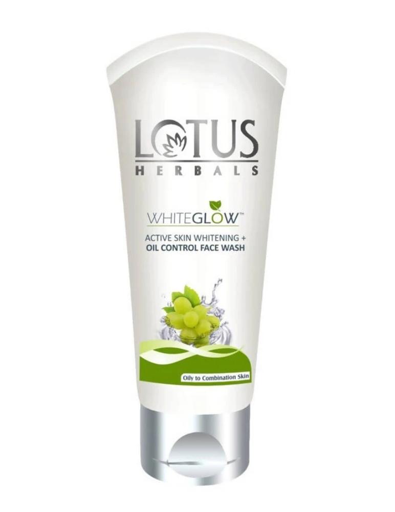 Picture of Lotus Herbals Whiteglow Active Skin Whitening + Oil Control Face Wash - 50 G