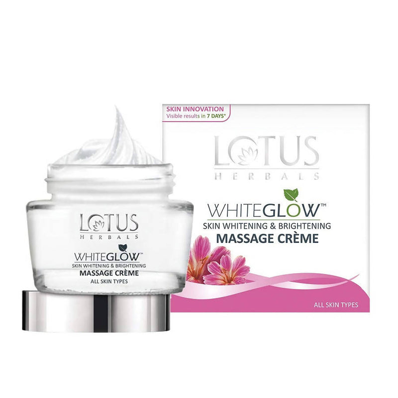 Picture of Lotus Herbals Whiteglow Skin Whitening And Brightening Massage Creme - 60 GM