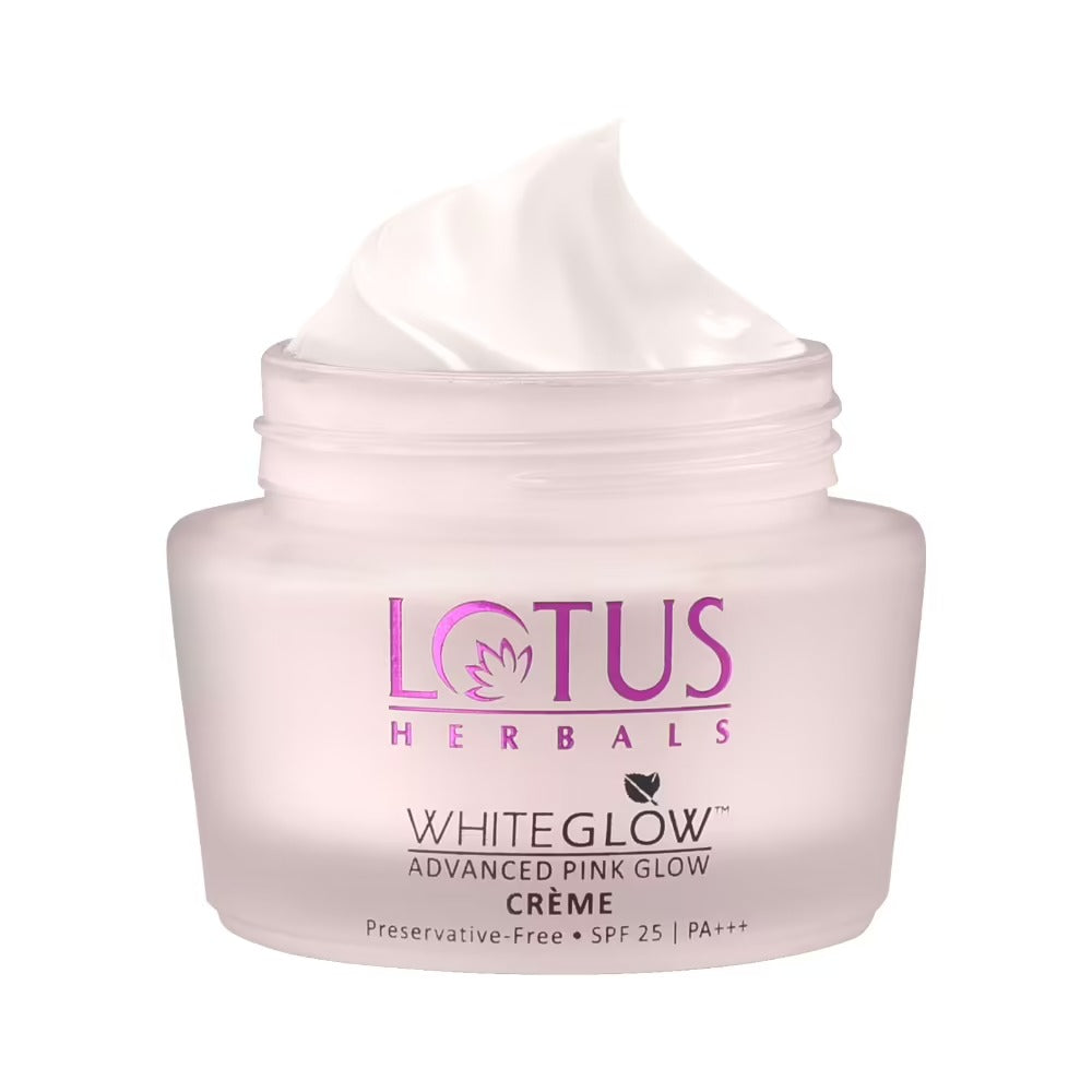 Picture of Lotus Herbals Whiteglow Advanced Pink Glow Creme Spf 25 I PA+++ - 50 Gm
