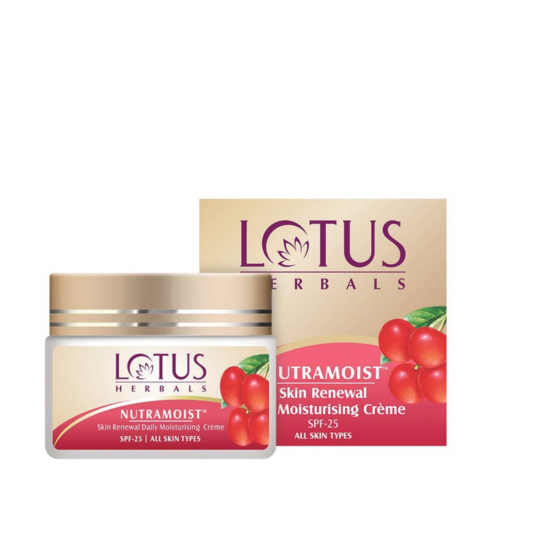 Picture of Lotus Herbals Nutramoist Skin Renewal Daily Moisturising Creme, SPF 25 - 50 gm