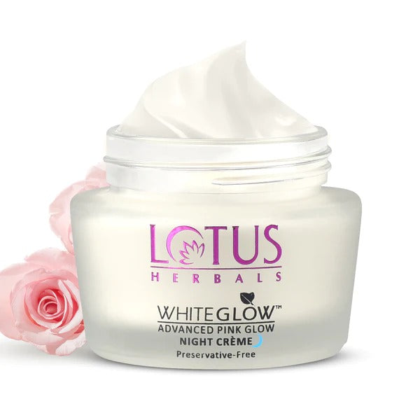 Picture of Lotus Herbals Whiteglow Advanced Pink Glow Night Crème - 50 Gm