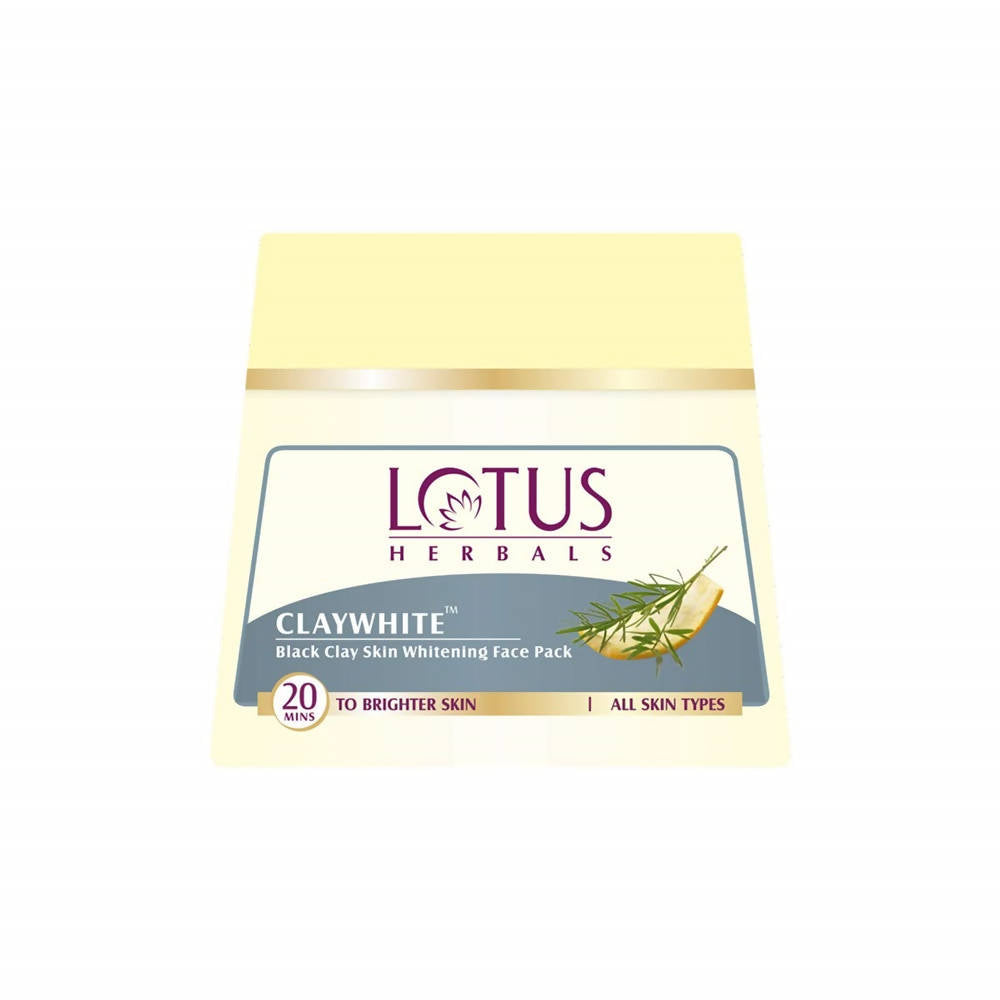 Picture of Lotus Herbals Claywhite Black Clay Skin Whitening Face Pack - 120 Gm