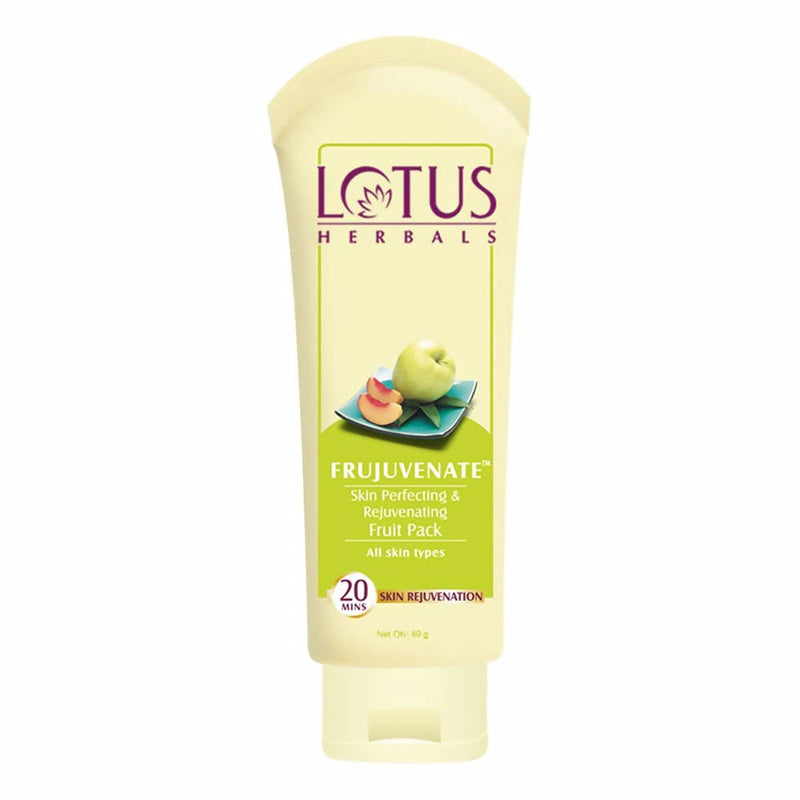 Show details for Lotus Herbals Frujuvenate Skin Perfecting and Rejuvenating Fruit Pack - 60 Gm Picture of Lotus Herbals Frujuvenate Skin Perfecting and Rejuvenating Fruit Pack - 60 Gm