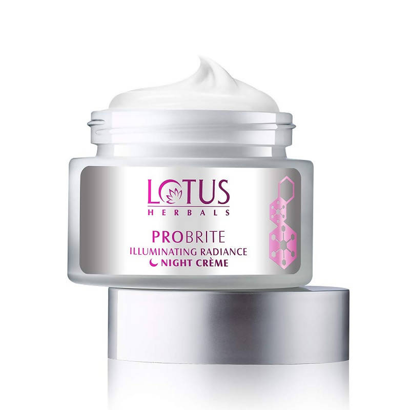 Show details for Lotus Herbals Probrite Illuminating Radiance Night Crème - 50 GM Picture of Lotus Herbals Probrite Illuminating Radiance Night Crème - 50 GM