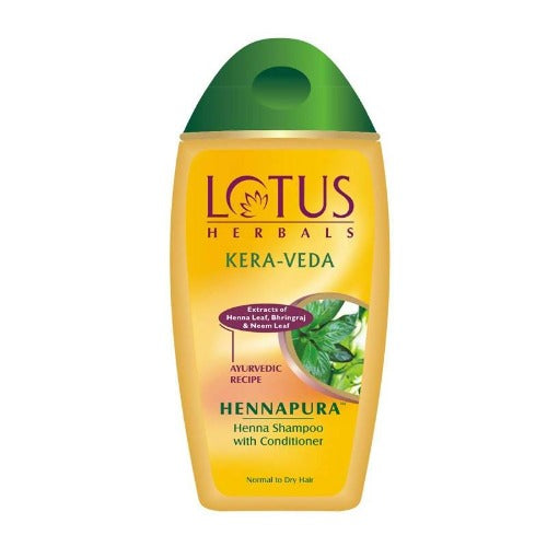 Picture of Lotus Herbals Kera-Veda Hennapura Henna Shampoo With Conditioner - 200 Ml
