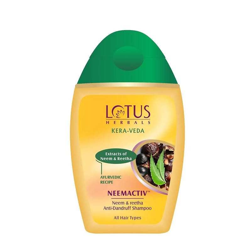 Show details for Lotus Herbals Kera-Veda Neemactiv Neem And Reetha Anti Dandruff Shampoo - 150 ML Picture of Lotus Herbals Kera-Veda Neemactiv Neem And Reetha Anti Dandruff Shampoo - 150 ML