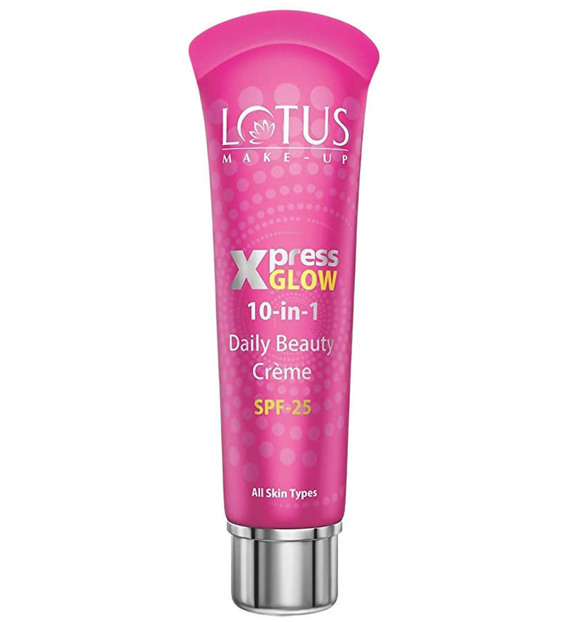 Show details for Lotus Make-up Xpress Glow 10 in 1 Daily Beauty Creme SPF 25 - 30 gm Picture of Lotus Make-up Xpress Glow 10 in 1 Daily Beauty Creme SPF 25 - 30 gm