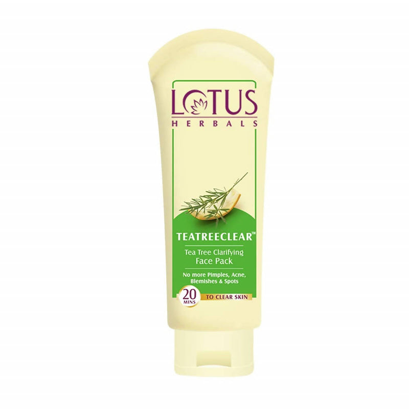 Show details for Lotus Herbals Teatreeclear Tea Tree Clarifying Face Pack - 60 GM Picture of Lotus Herbals Teatreeclear Tea Tree Clarifying Face Pack - 60 GM