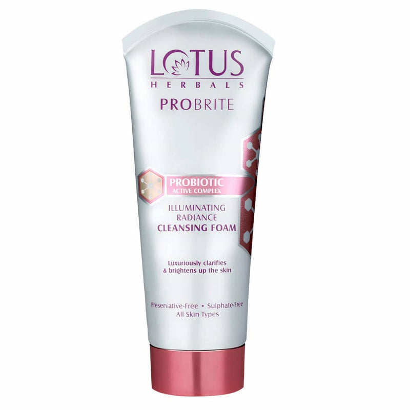 Show details for Lotus Herbals Probrite Illuminating Radiance Cleansing Foam - 100 GM Picture of Lotus Herbals Probrite Illuminating Radiance Cleansing Foam - 100 GM