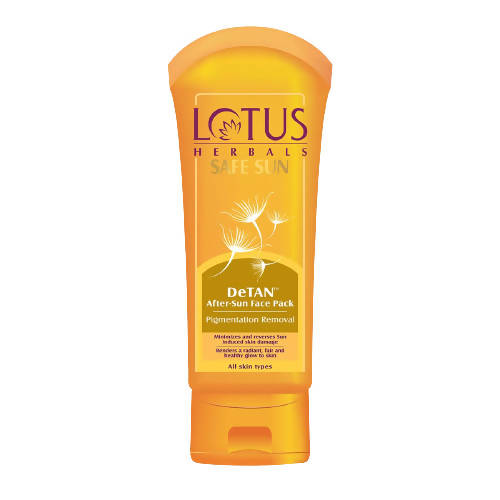 Show details for Lotus Herbals Safe Sun DeTan After-Sun Face Pack - 100 gm Picture of Lotus Herbals Safe Sun DeTan After-Sun Face Pack - 100 gm