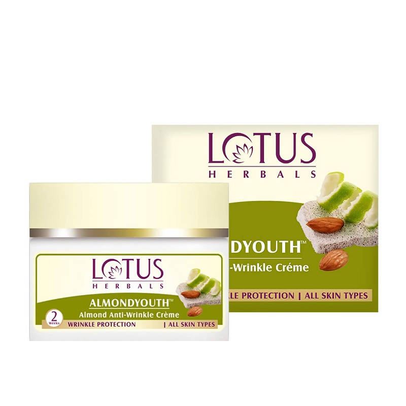 Picture of Lotus Herbals Almondyouth Almond Anti-Wrinkle Cream - 50 Gm