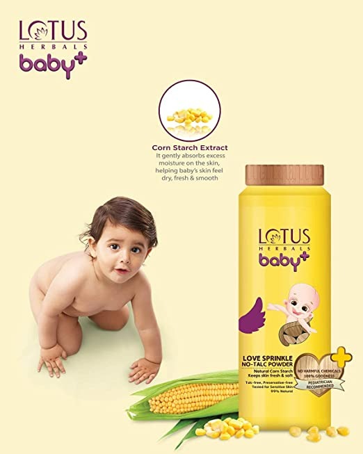 Picture of Lotus Herbals Baby+ Love Sprinkle No-Talc Powder - 100 Gm