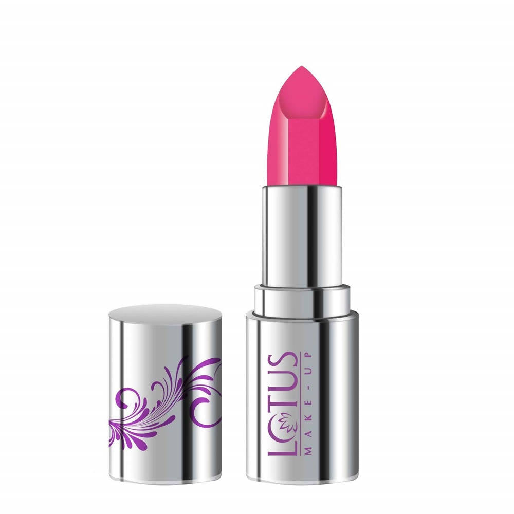 Picture of Lotus Makeup Ecostay Butter Matte Lip Color Passionate Pink (4 Gm) - 4 Gm