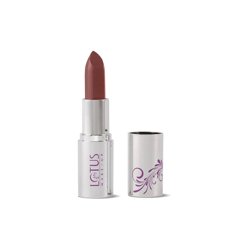 Picture of Lotus Makeup Ecostay Butter Matte Lip Colour - Divine Brown (4.2 Gm) - 4.2 Gm