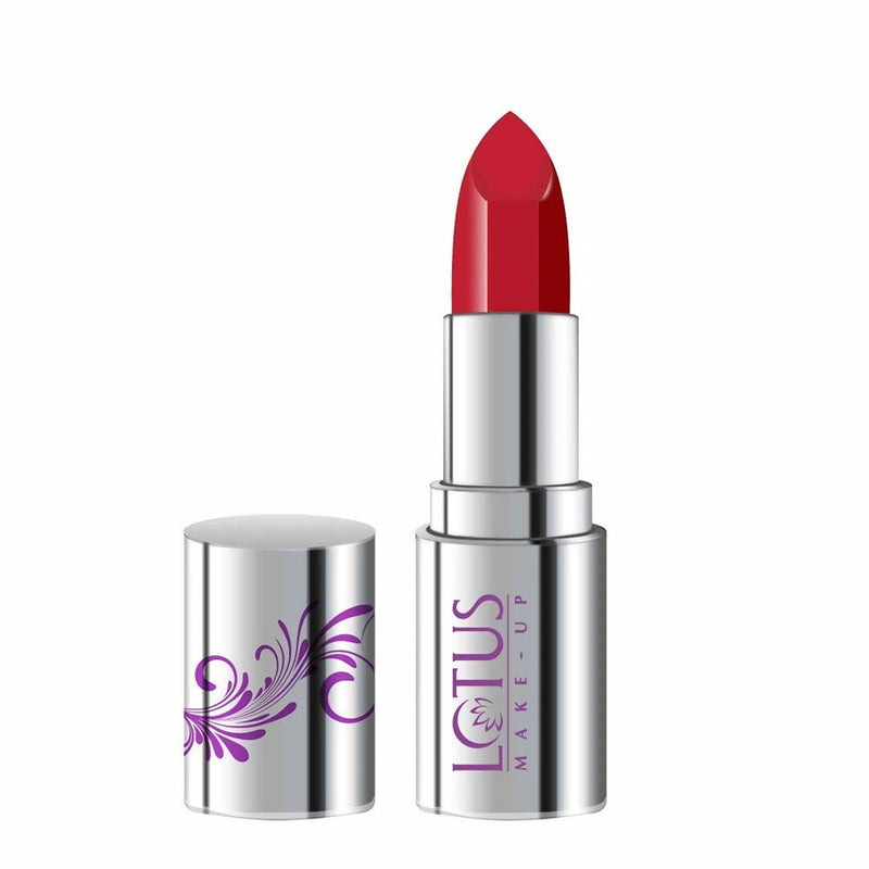 Show details for Lotus Makeup Ecostay Butter Matte Lip Colour - Tangy Red (4 Gm) - 4 Gm Picture of Lotus Makeup Ecostay Butter Matte Lip Colour - Tangy Red (4 Gm) - 4 Gm