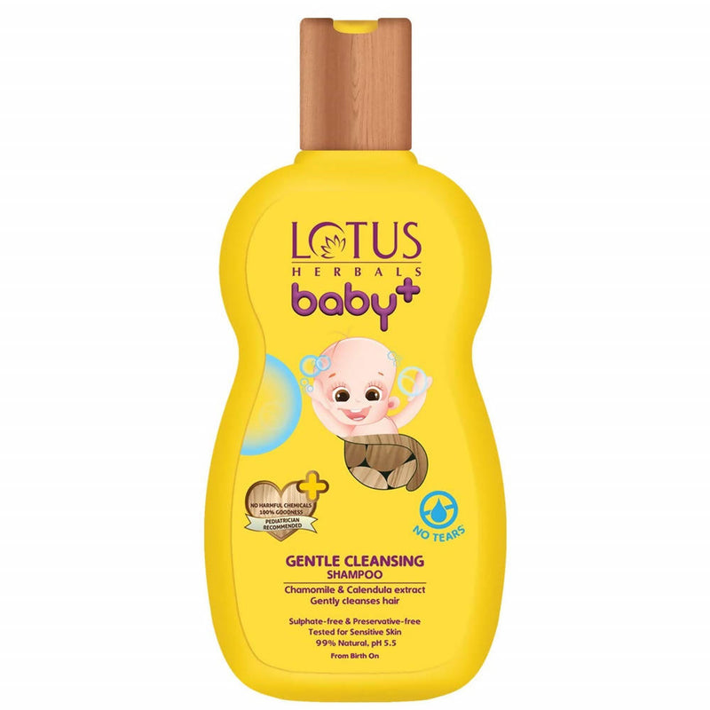 Show details for Lotus Herbals Baby+ Gentle Cleansing Shampoo (200 ML) - 200 ML Picture of Lotus Herbals Baby+ Gentle Cleansing Shampoo (200 ML) - 200 ML