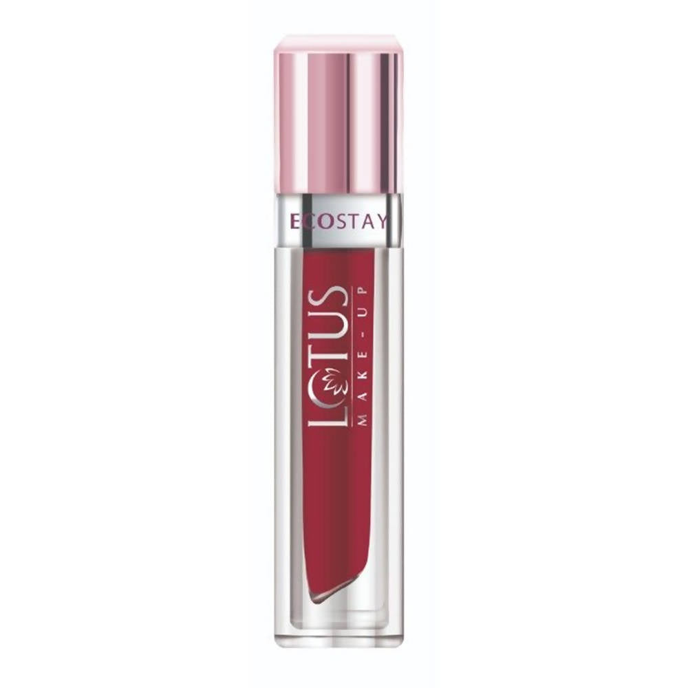 Picture of Lotus Make-Up Ecostay Matte Lip Lacquer - Red Fantasy (4 Gm) - 4 Gm