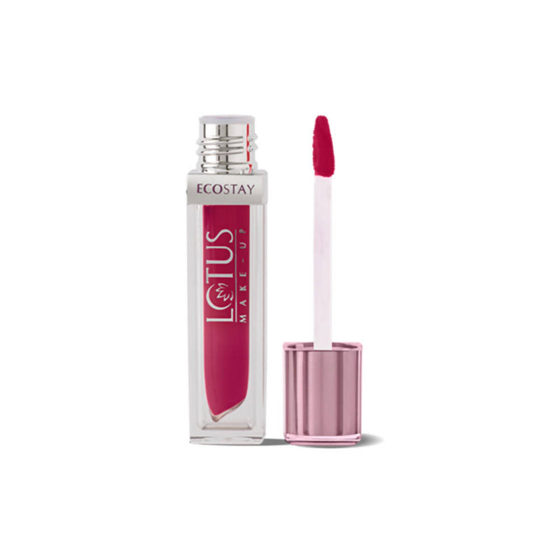 Picture of Lotus Make-Up Ecostay Matte Lip Lacquer - Rose Bloom (4 Gm) - 4 Gm